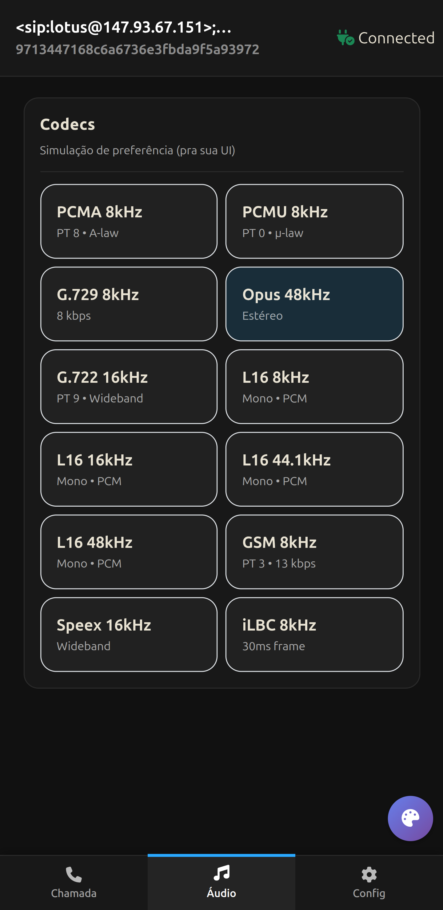 SpechPhone Mobile Call Interface